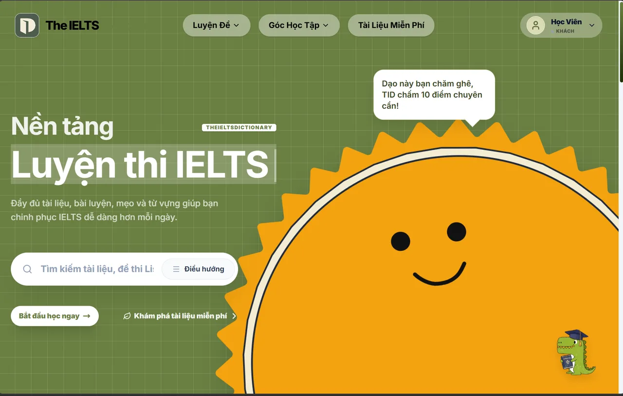The Ielts Dictionary